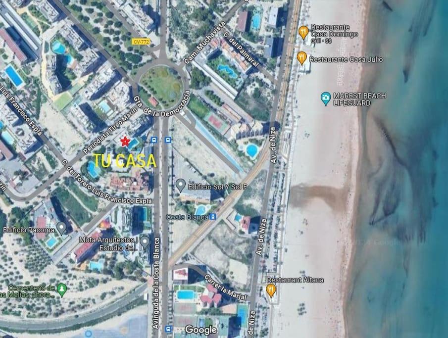 Cozy 3Br: Ac & Park, Beach 4Min Walk, Golf 15 Min Benimagrell エクステリア 写真